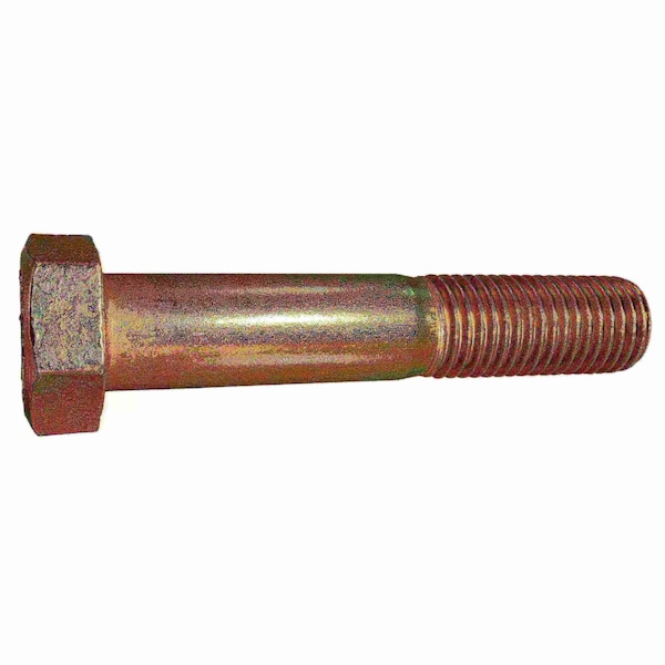 Midwest Fastener Grade 8, 1-1/8"-7 Hex Head Cap Screw, Zinc Yellow Steel, 6 in L, 2 PK 54151 - main